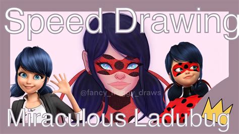 Miraculous Ladybug Marinette Speed Drawing Using Procreate Youtube