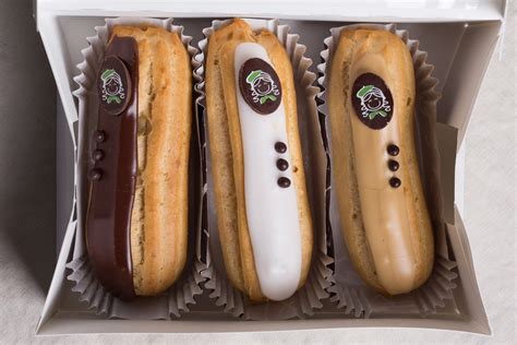 Assorted Éclair Box Of 3 The French Kitchen Culinary Center