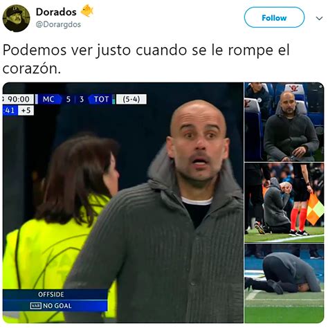 Con Guardiola Y El Var En El Centro De Las Burlas Los Mejores Memes De