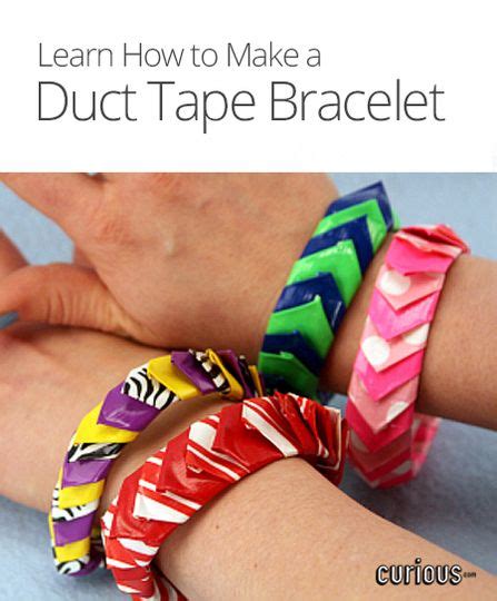 How To Make A Diy Duct Tape Bracelet Duct Tape Bracelets Duct Tape