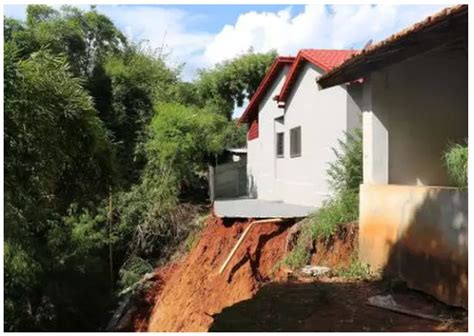 Sob Risco De Deslizamento Quatro Casas S O Interditadas Em Pontalina