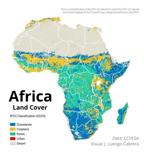 José Luengo-Cabrera on LinkedIn: Africa: land cover Data: European ...