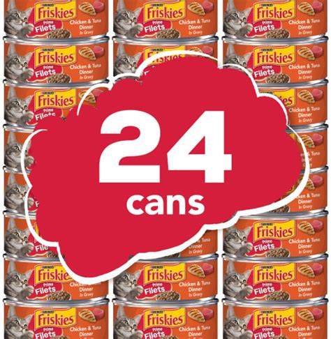 Friskies Prime Filets Chicken Tuna Dinner In Gravy Canned Cat Food