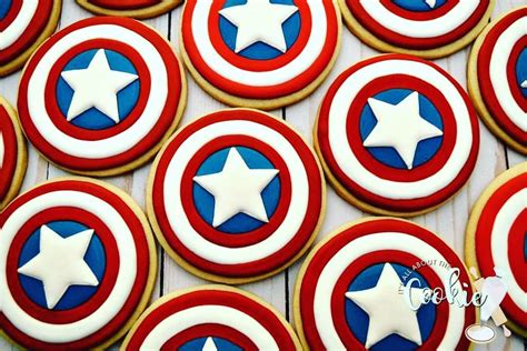 Captain America Shield Cookies Artofit