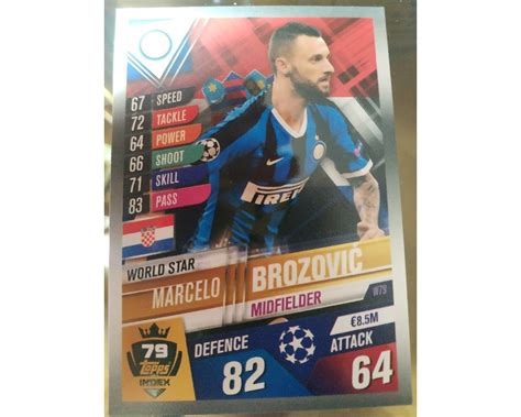 Match Attax 101 20192020 Brozovic World Star 79