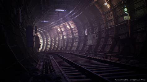 Finished Ue4 Old Soviet Metro Tunnel — Polycount