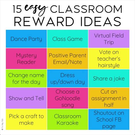 15 Easy Reward Ideas To Use In The Classroom The Sassy Apple