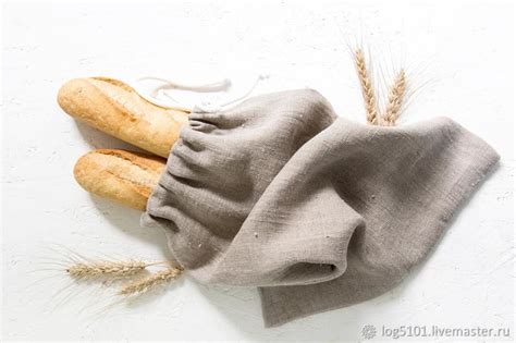 Льняной мешок для хлеба - Экомешок изо льна купить в интернет-магазине ...