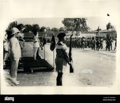 May 05 1956 Sir John Harding Takes Salutes At Queens Birthday