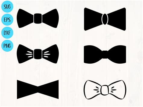 Bowtie Clipart Svg Bundle For Use With Cricut And Silhouette Etsy