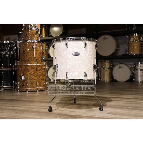 Pearl Masters Maple Complete 16x16 Floor Tom White Marine Reverb