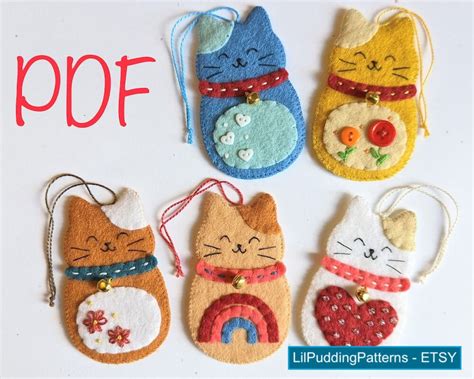 12 Lovely Felt Embroidery Patterns | Fun Cloth Crafts - Felt Craft Patterns