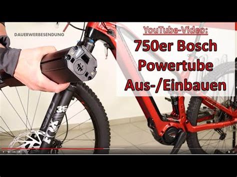 Conway E Fully 750er E Bike Akku Ausbauen Einbauen Bosch Powertube