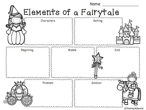 Fairytale Graphic Organizer In 2020 Fairy Tales Fairy Tale Activities Fairy Tale Writing