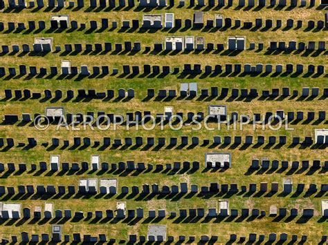 Aerophotostock Joodse Begraafplaats Muiderberg Close Up Luchtfoto