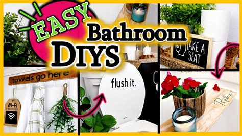 Dollar Tree Diy Bathroom Decor High End Easy Ideas Cricut Hacks