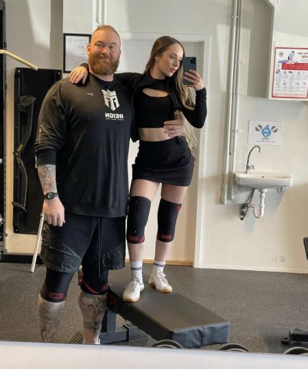 Hafthor Bjornsson's wife falls short in height comparison with ‘The Mountain’