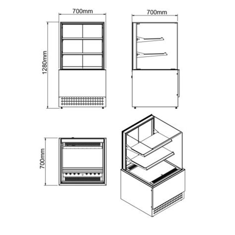 Vitrine Neutra Alta Linha Diamante Loja Relux