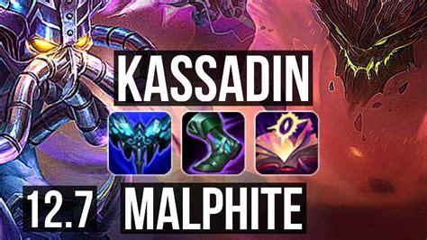 Kassadin Vs Malphite Mid 15 1 6 Legendary 300 Games Br Diamond