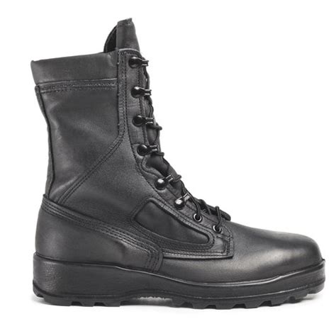 Nwu Iboot5 Men's Black Leather Boots | Navy Working Uniform (nwu Iii ...