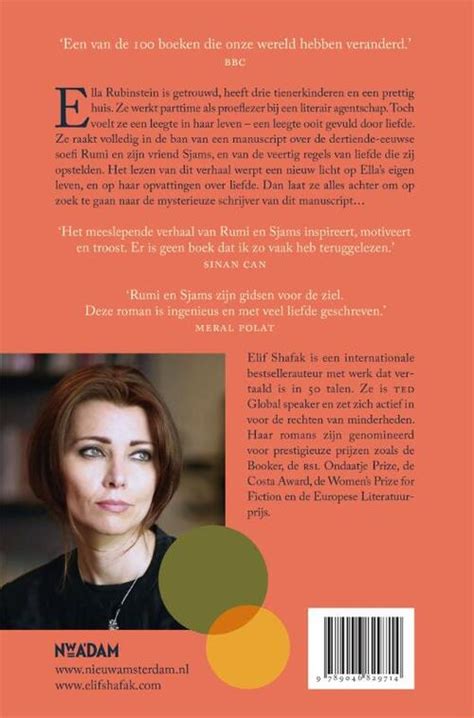 De Veertig Regels Van Liefde Elif Shafak Boek Bruna