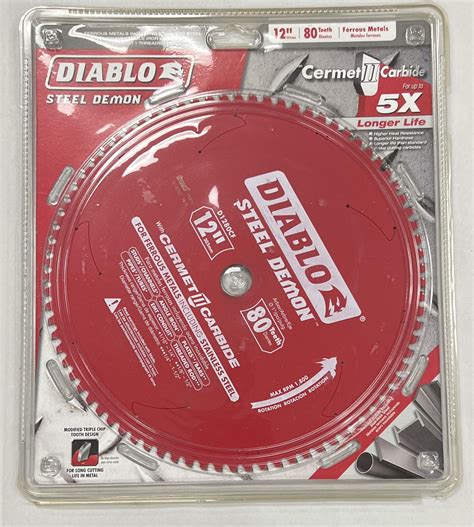 Freud D Cf X Tcg Steel Demon Thin Metal Cutting Blade Arbor