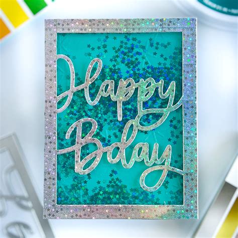 Happy Birthday Shaker Card Project Idea