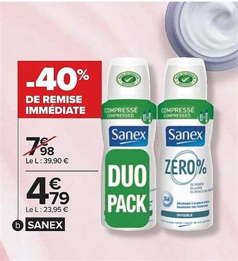 Promo Sanex chez Carrefour - iCatalogue.fr