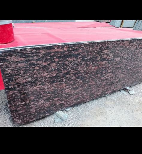 Mm Brazil Brown Granite Slab For Flooring Colour Black At Rs