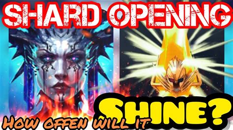 Shard Opening 2x Sacred Shards Shine Without End But RAID