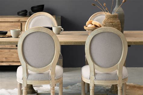 Bordeaux Olivia Seater Dining Set M Grey Cielo