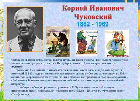Рассказ о чуковском 2 класс кратко по плану