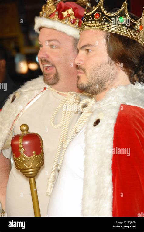 Los Angeles Ca November 09 2006 Jack Black Right And Kyle Gass At The Los Angeles Premiere