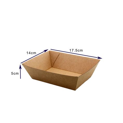 Pn Enviro Kraft Board Tray Pcs Ctn Quality Food Packaging