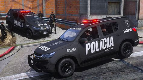 TROCA DE T1ROS CONFRONTO NA FAVELA BOPE PMCE GTA 5 POLICIAL YouTube