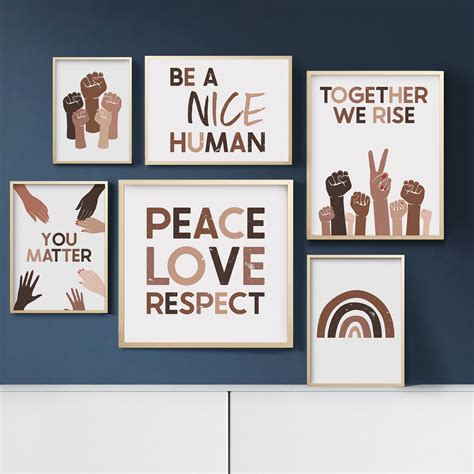 Diversity Poster Bundle,equality Set of 6 Prints,equality Poster Bundle ...