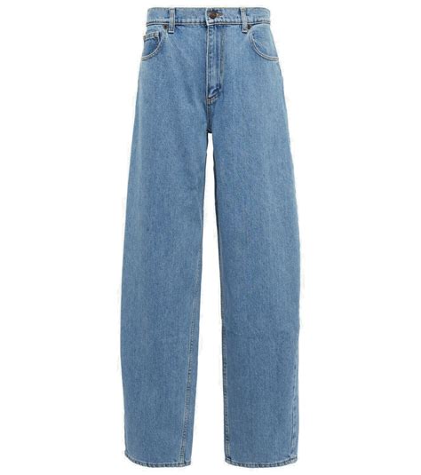 Magda Butrym Mid Rise Wide Leg Jeans Magda Butrym