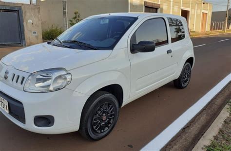 Fiat Uno Branco Flex 2014 Usado Interior Carro