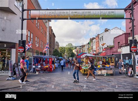 Inverness Street Market Camden London Uk Stock Photo Alamy