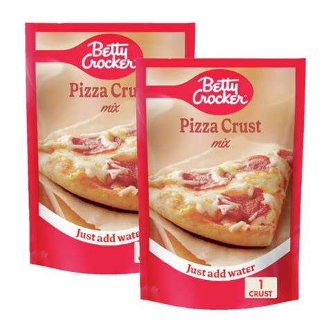 Betty Crocker Pizza Crust Mix Makes One 12 Inch Crust 65 Oz 2 Pack