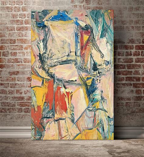 Willem De Kooning Art Posters For Bedroom Abstract Painting Classic