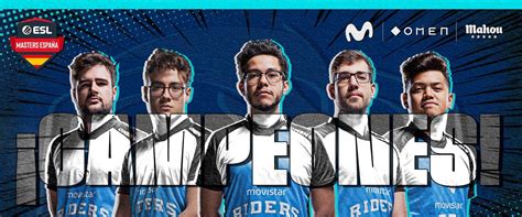 Movistar Riders arrasa en ESL Masters CS GO y se lleva el título