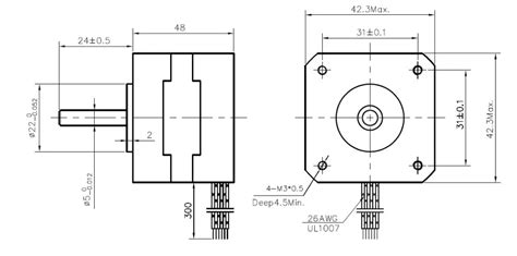 SM42HT47 1684A 2 Phase Hybrid Nema 17 Stepper Motor Holding Torque 5kg