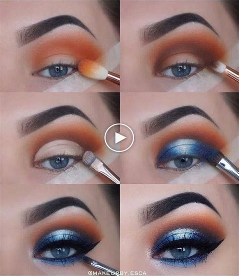 Fard à Paupières Pour Les Yeux Bleus Look Maquillage Pour Les Yeux