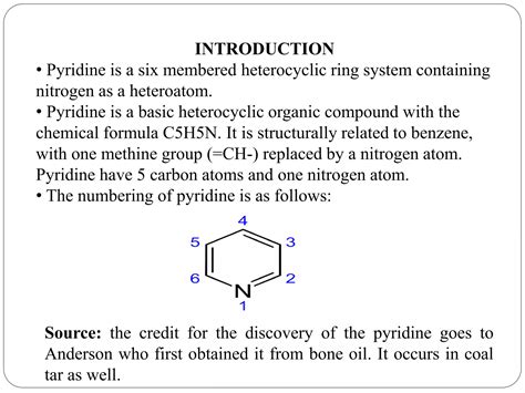 Pyridine: Synthesis, reactions and medicinal uses | PPT