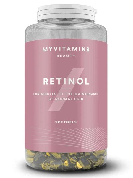 Ретинол (Витамин А) Myprotein, 90 капсул / Для зрения, иммунитета, кожи ...