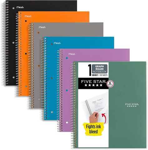 Amazon Oxford Graph Notebook Subject Grid Paper Notebook