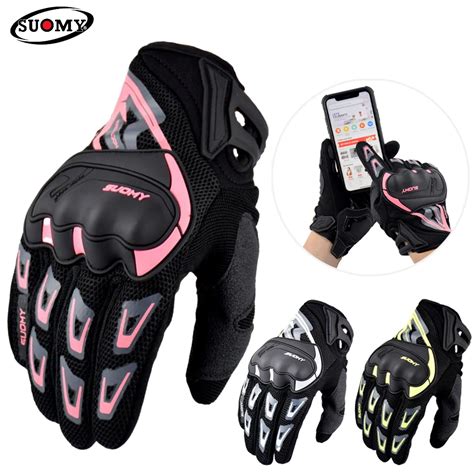 SUOMY Guantes De Moto Transpirables Para Hombre Y Mujer Manoplas Para