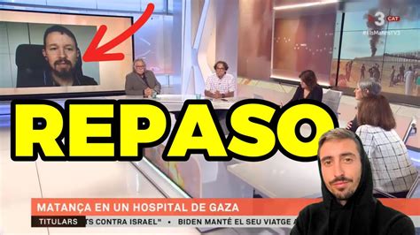 Pablo Iglesias retrata en TV3 la hipocresía de algunos periodistas