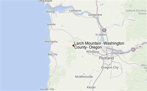 Larch Mountain (Washington County, Oregon) Mountain Information